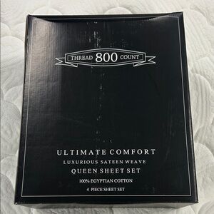 Black Box Queen Sheet Set